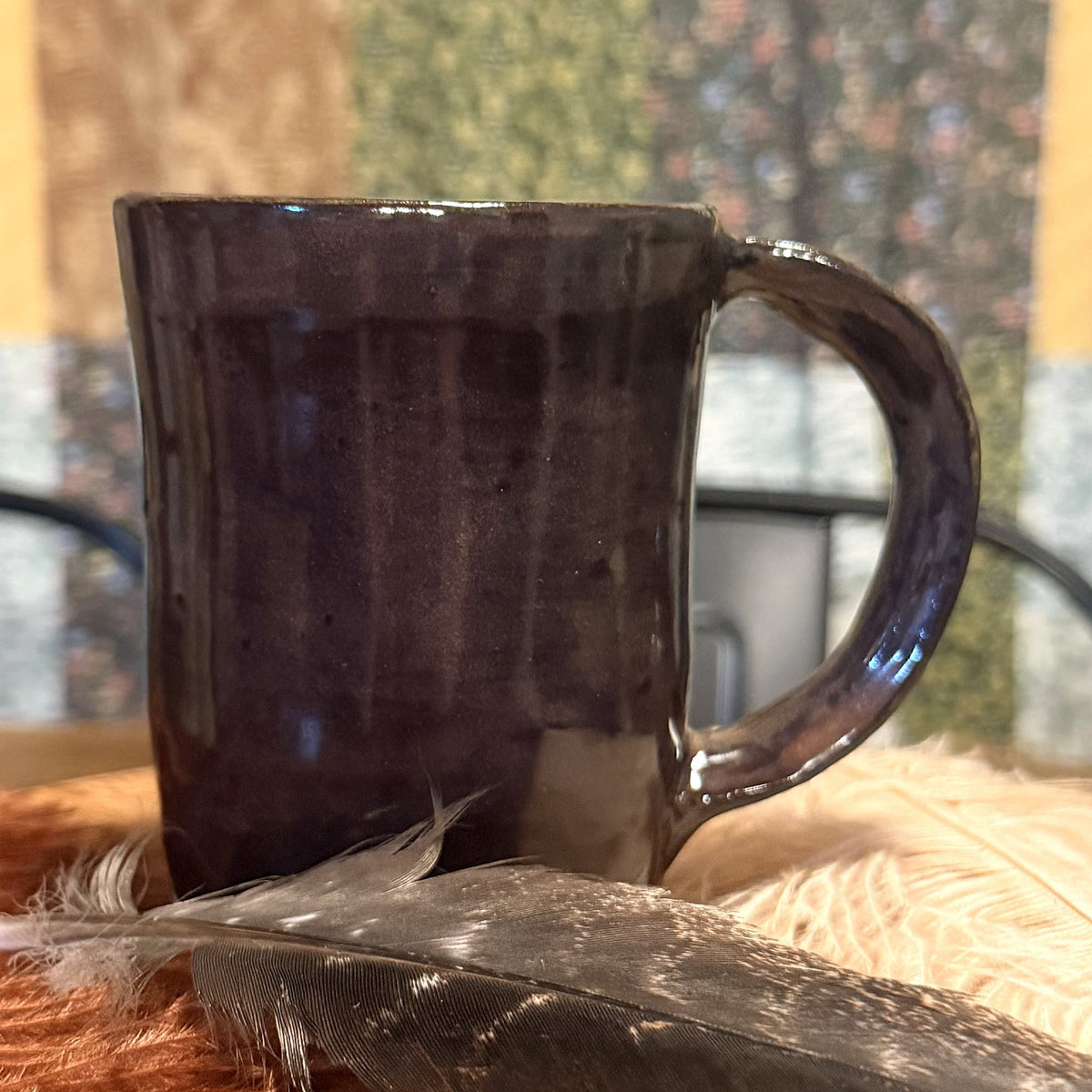 Brown Mug, handmade by Psalm 91 Pottery