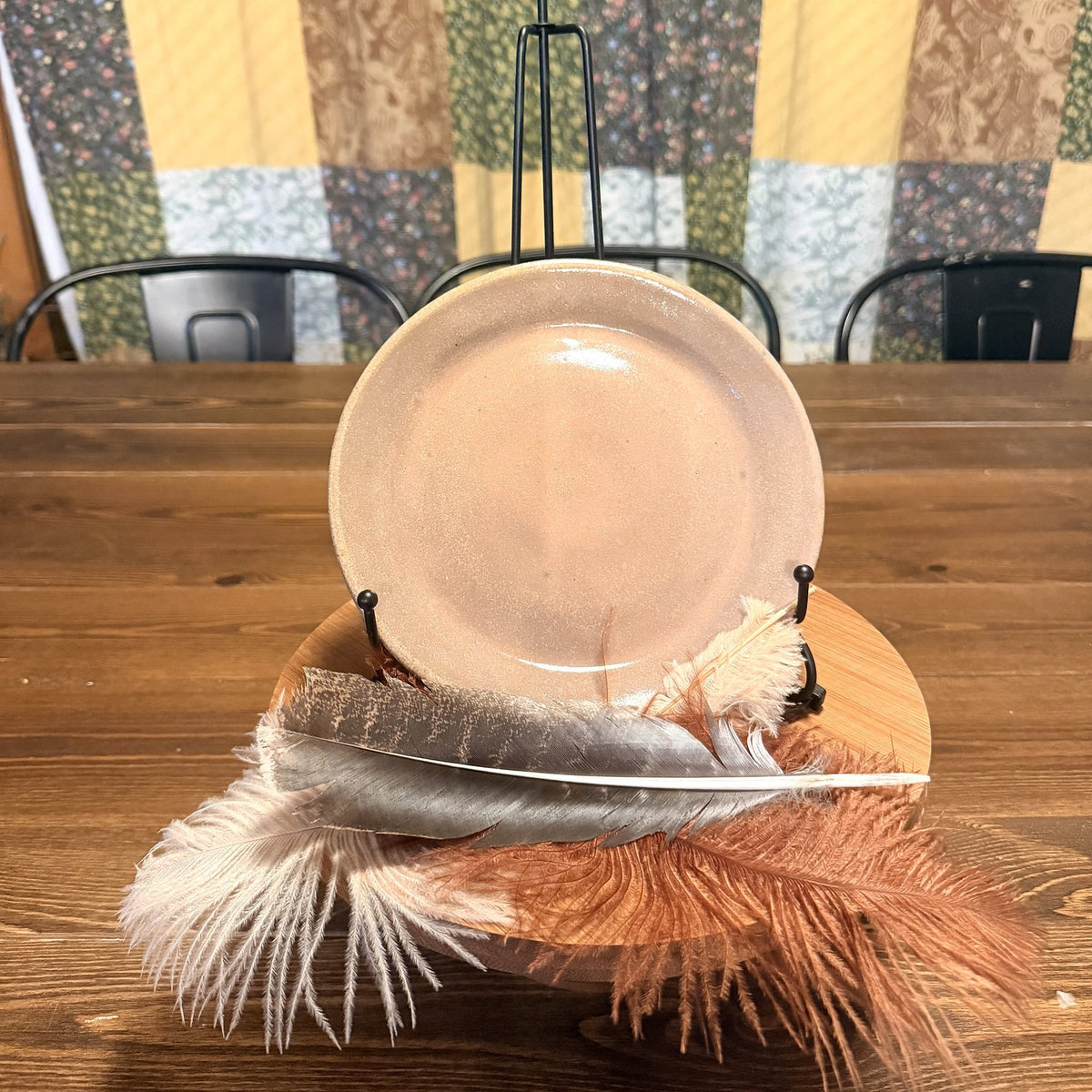 Creamy Brown Lunch Plate, handmade by Psalm 91 Pottery