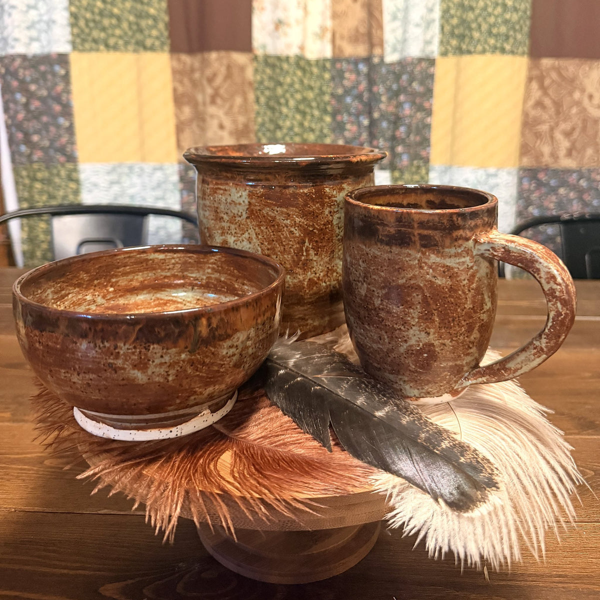 The Rustic Collection, handmade by Psalm 91 Pottery